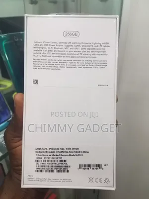 New Apple iPhone XS Max 256 GB Black