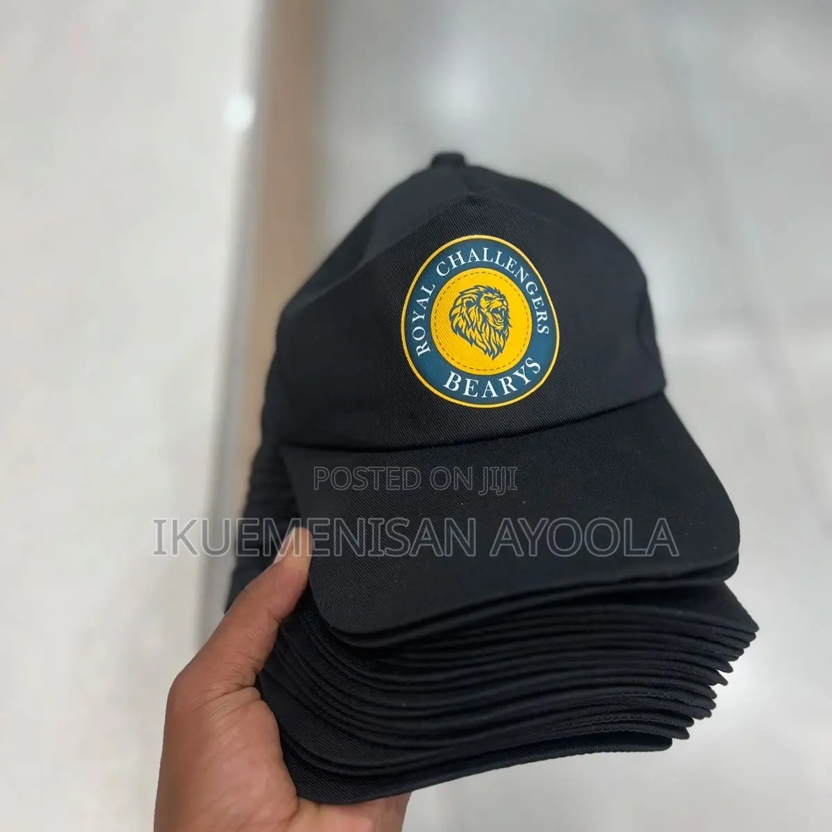 Custom Branded Caps Production