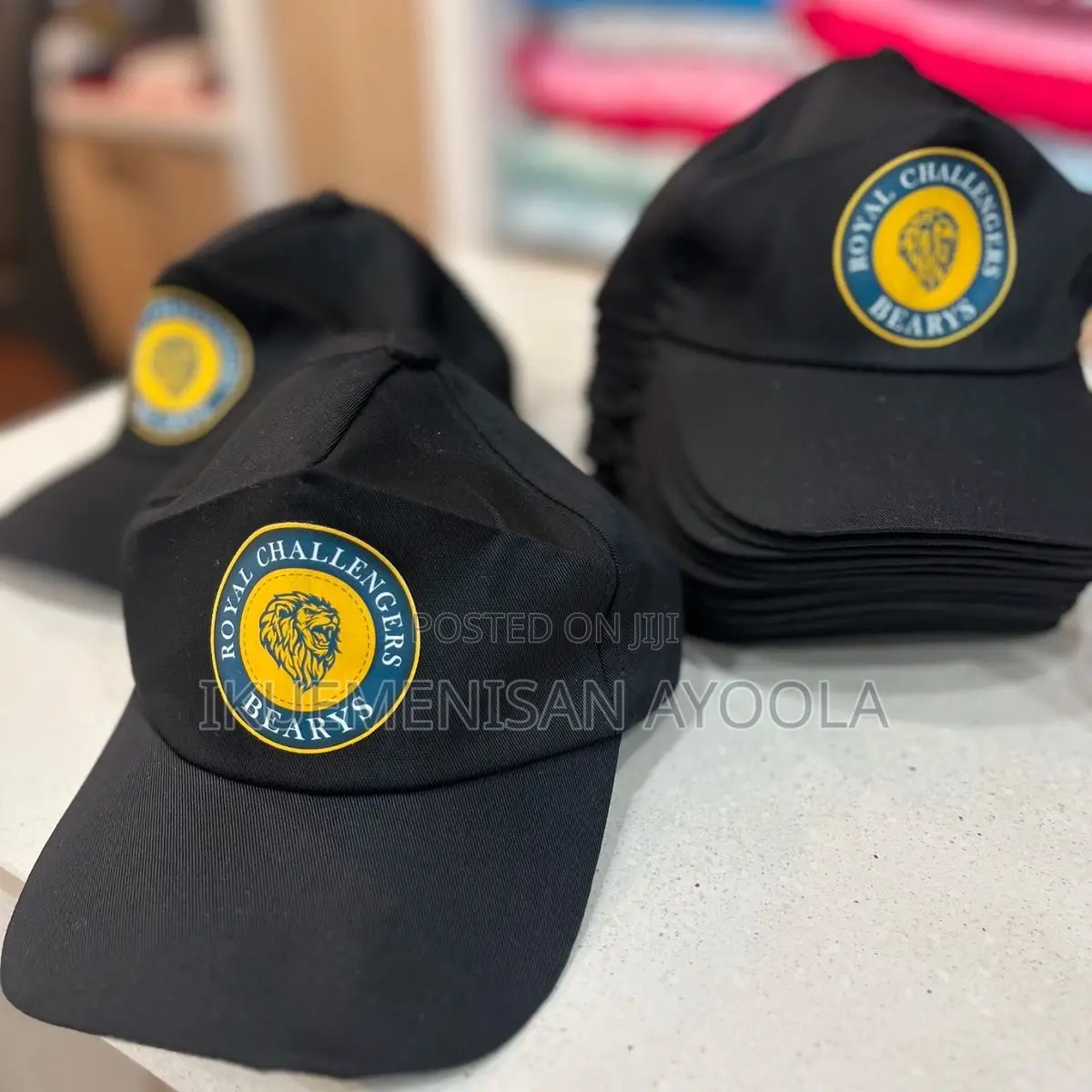 Custom Branded Caps Production