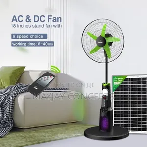 Iwin 18" Solar Rechargeable Fan With Mosquito Killer-●Solar Panel
