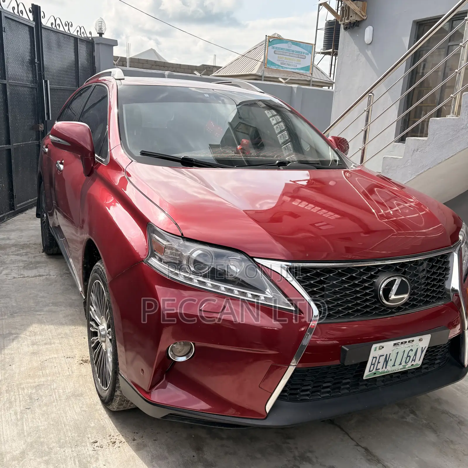 Lexus RX 2011 Red