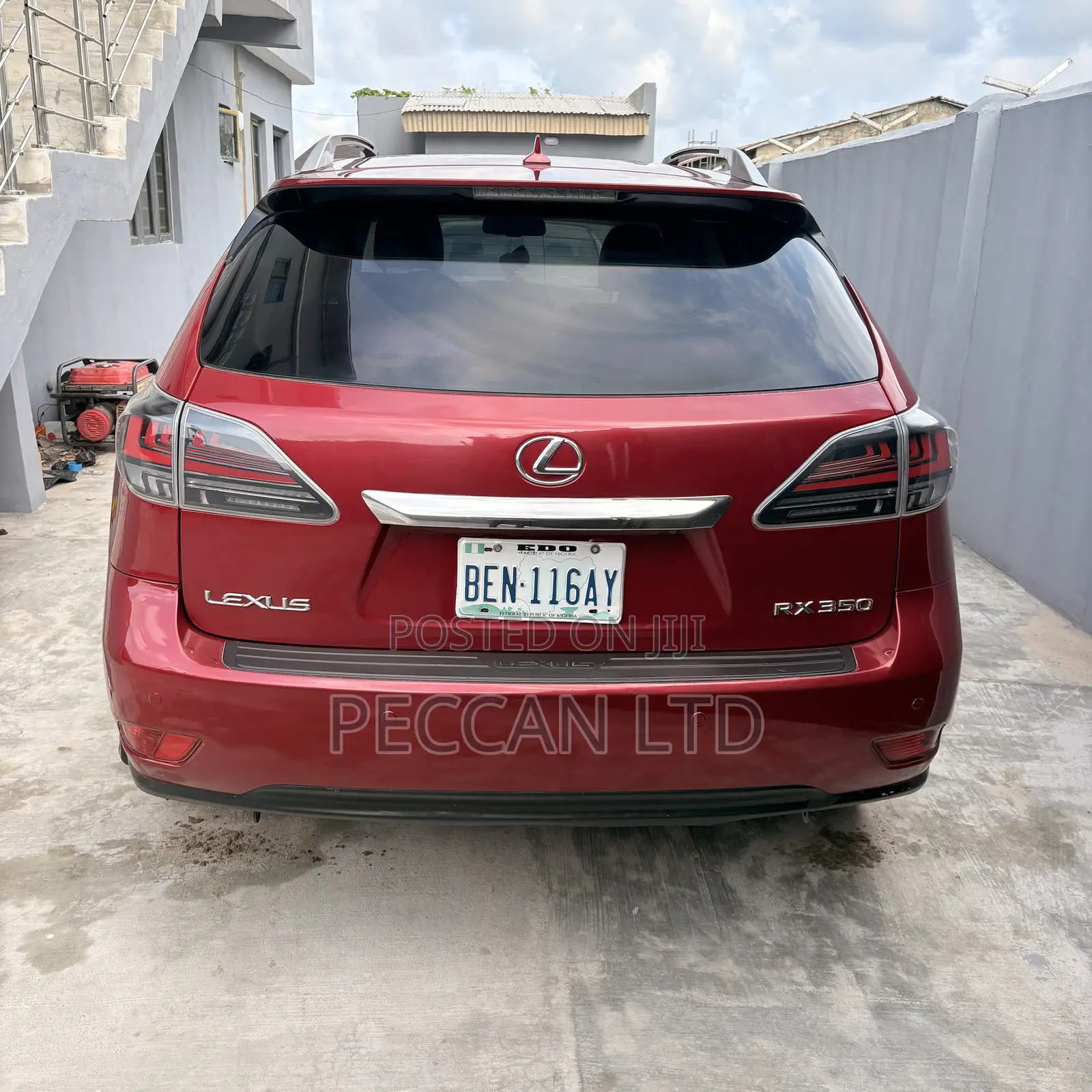 Lexus RX 2011 Red