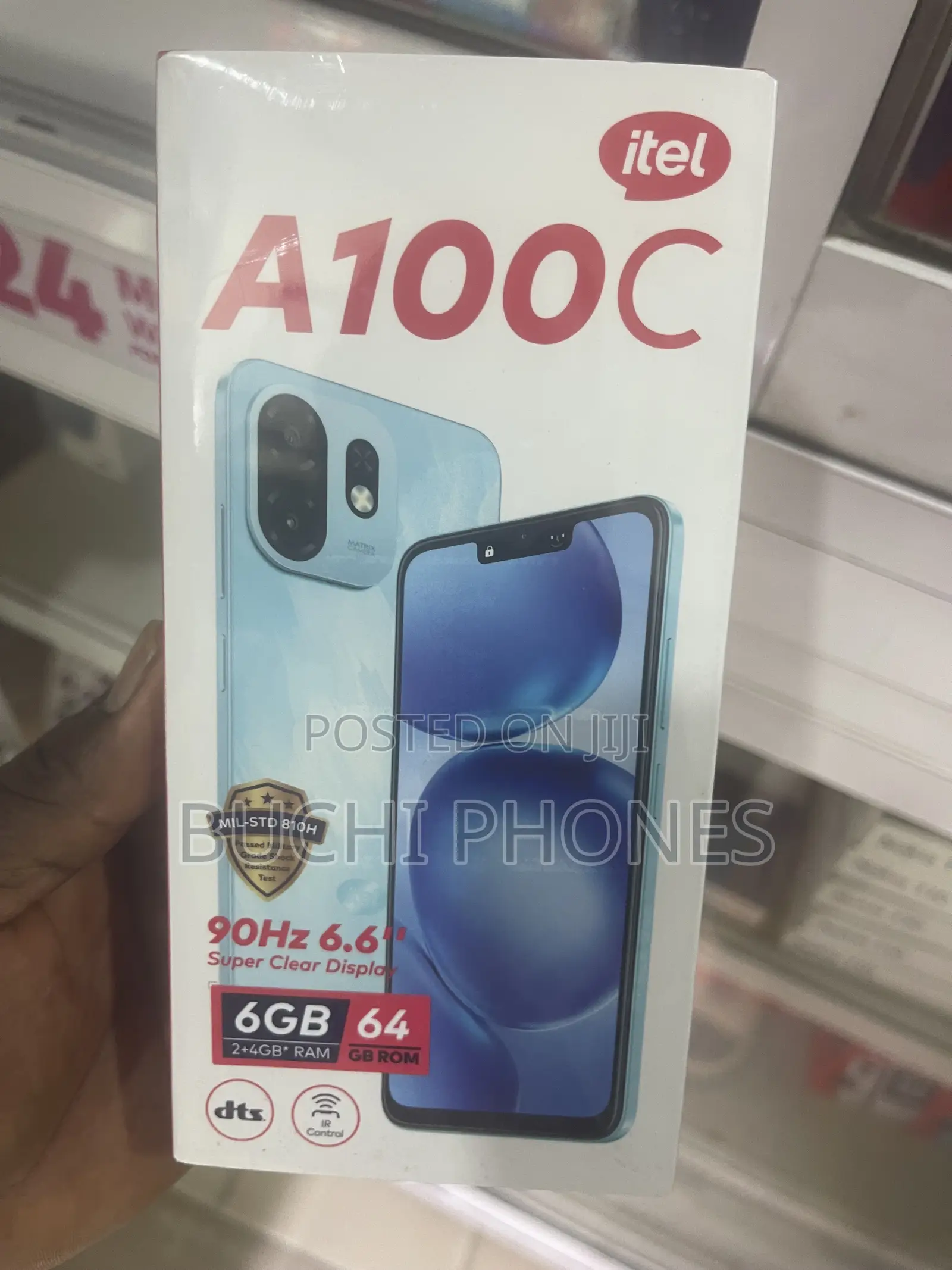 New Itel A100C 64 GB Black