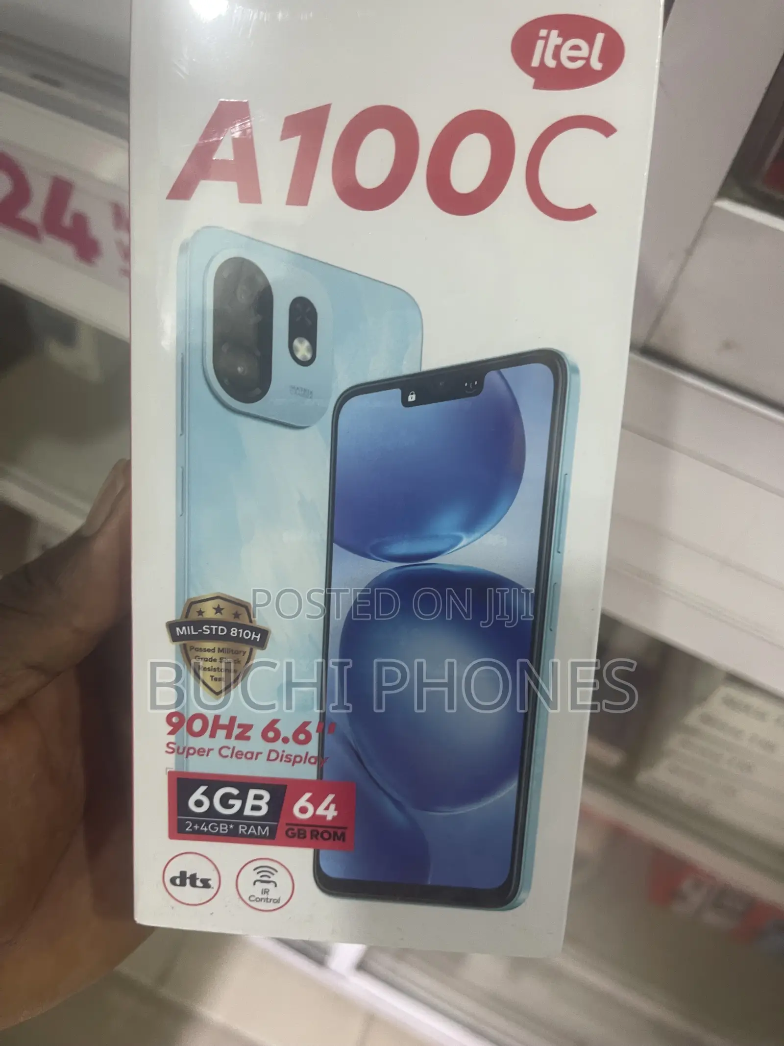 New Itel A100C 64 GB Black