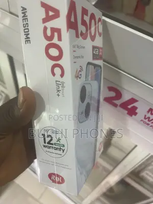 New Itel A50C 32 GB Black