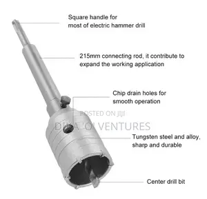 Carbide Drill Bit Dry Cutting 5mm Hollow Concrete Wall Saw Cutter For