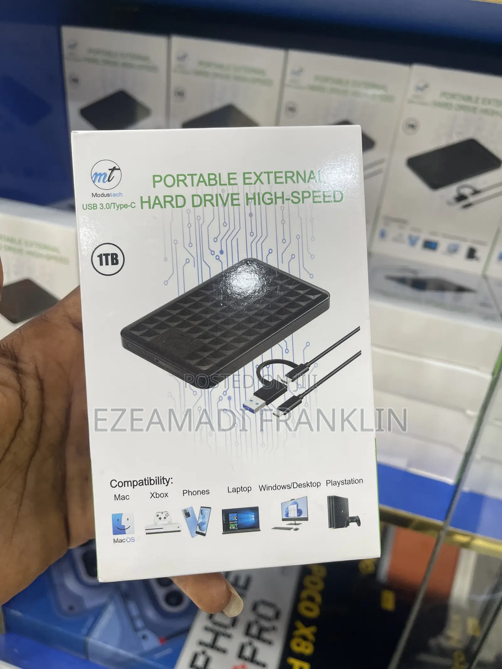Portable External Hard Drive 1tb