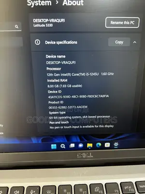 Laptop Dell Latitude 5330 8GB Intel Core i5 SSD 512GB