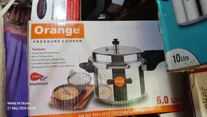 Orange Pressure Pot - 6 Litres