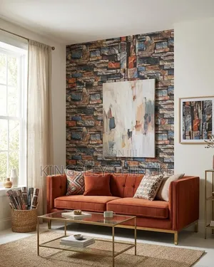 Decorative Bricks Pattern Wallpaper