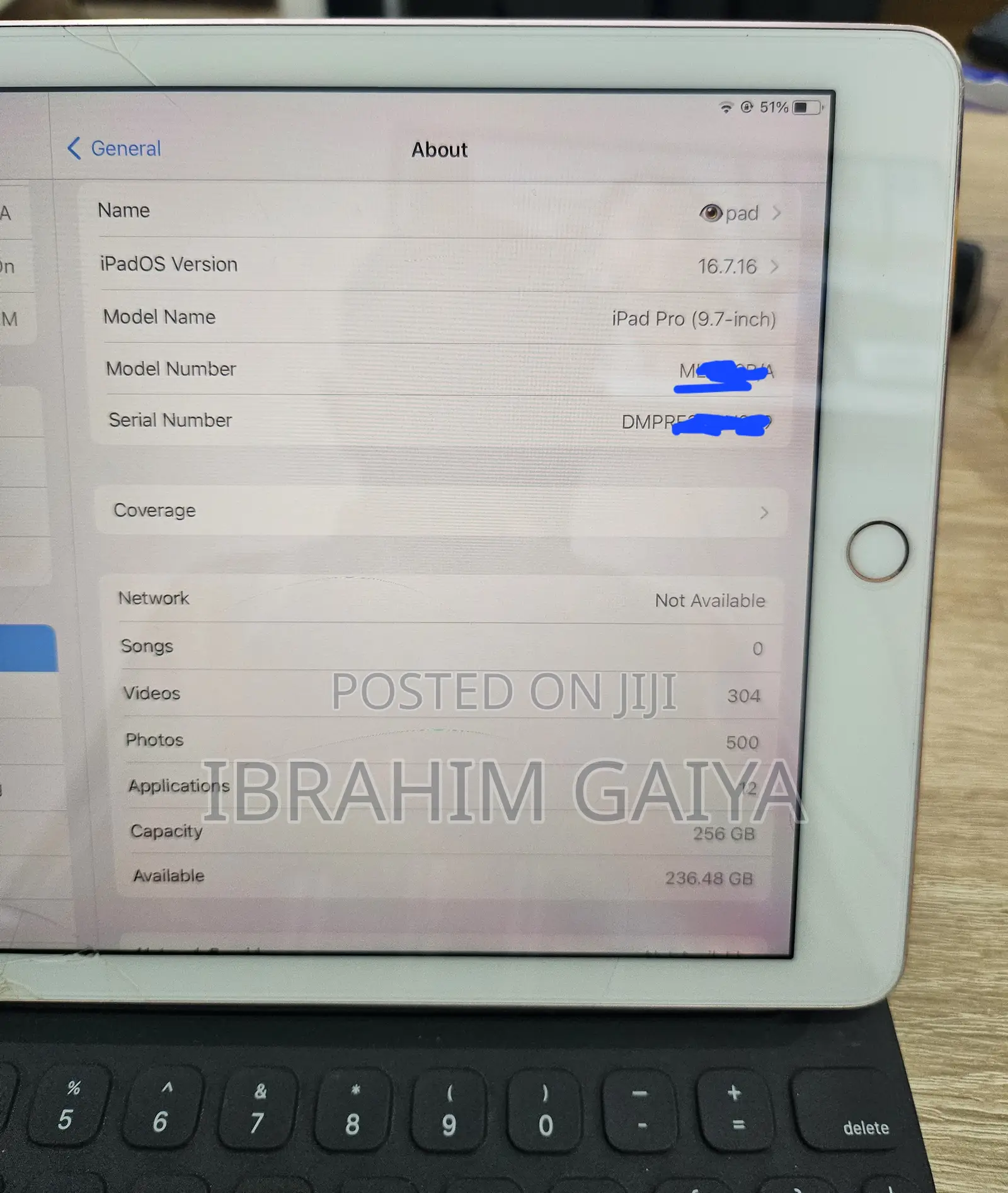 Apple iPad Pro 9.7 (2016) 256 GB Pink