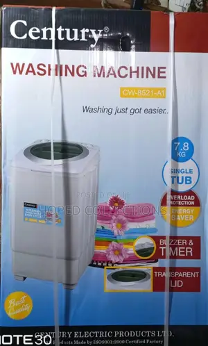 7.8 Kg Only Washing