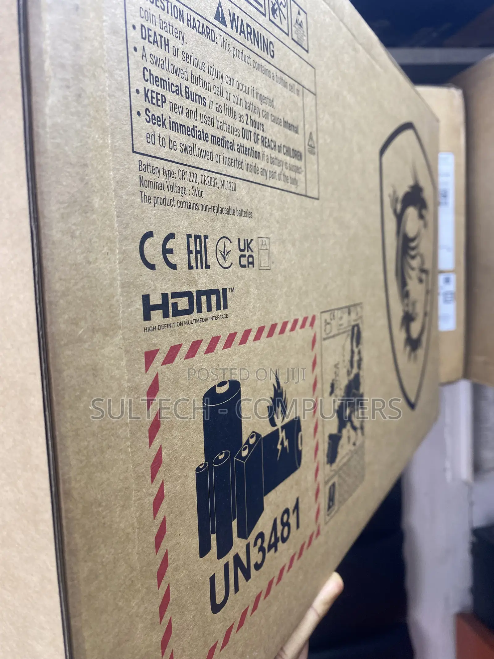 New Laptop MSI Katana 15 16GB Intel Core i7 SSD 1T