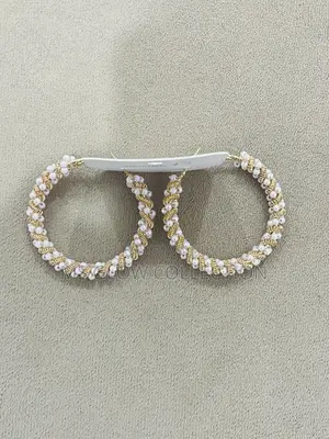 Pearl Rim Earrings