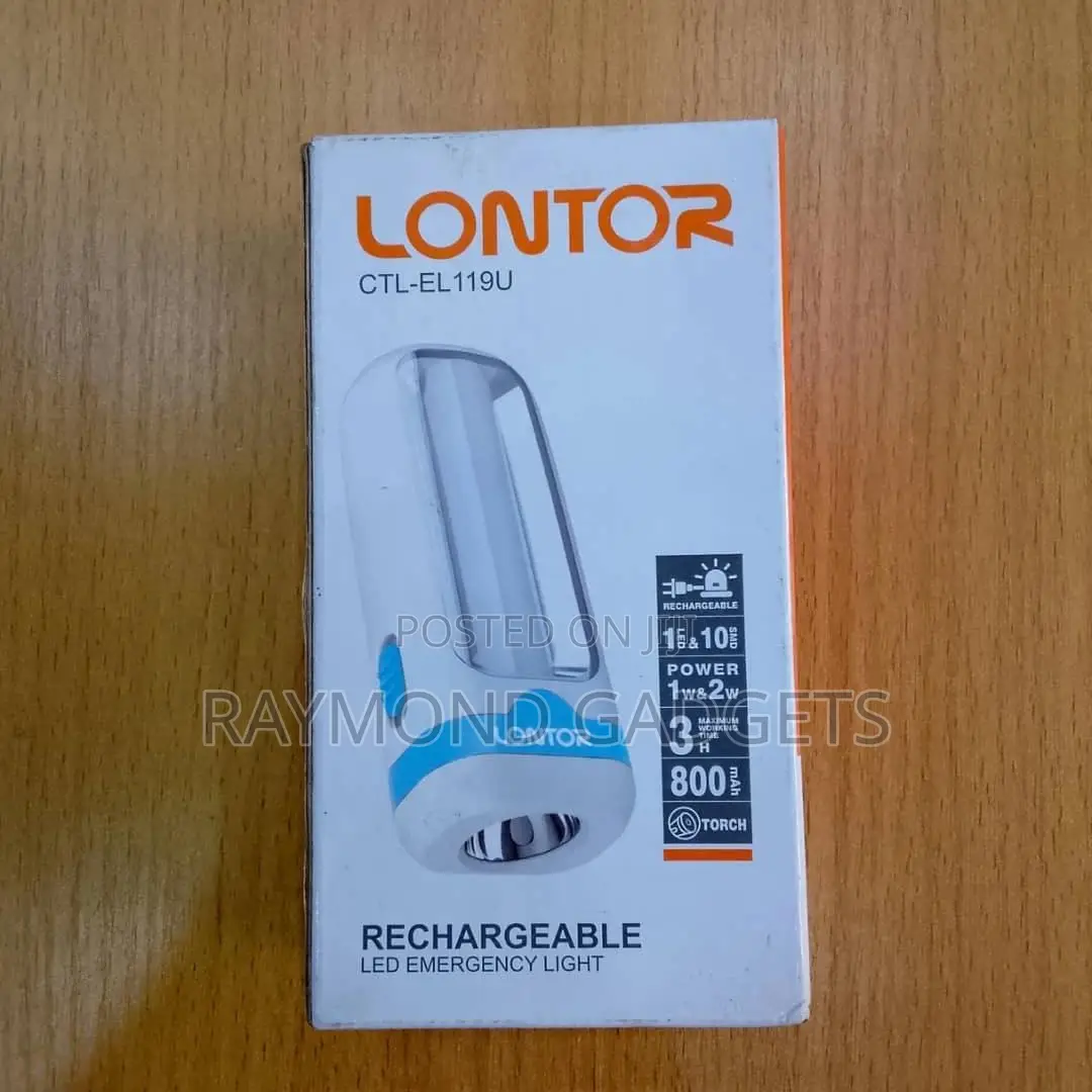 Lontor CTL-El119u Rechargeable Led Emergency Light Torch