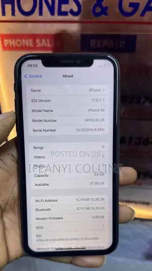 Apple iPhone XR 64 GB Black