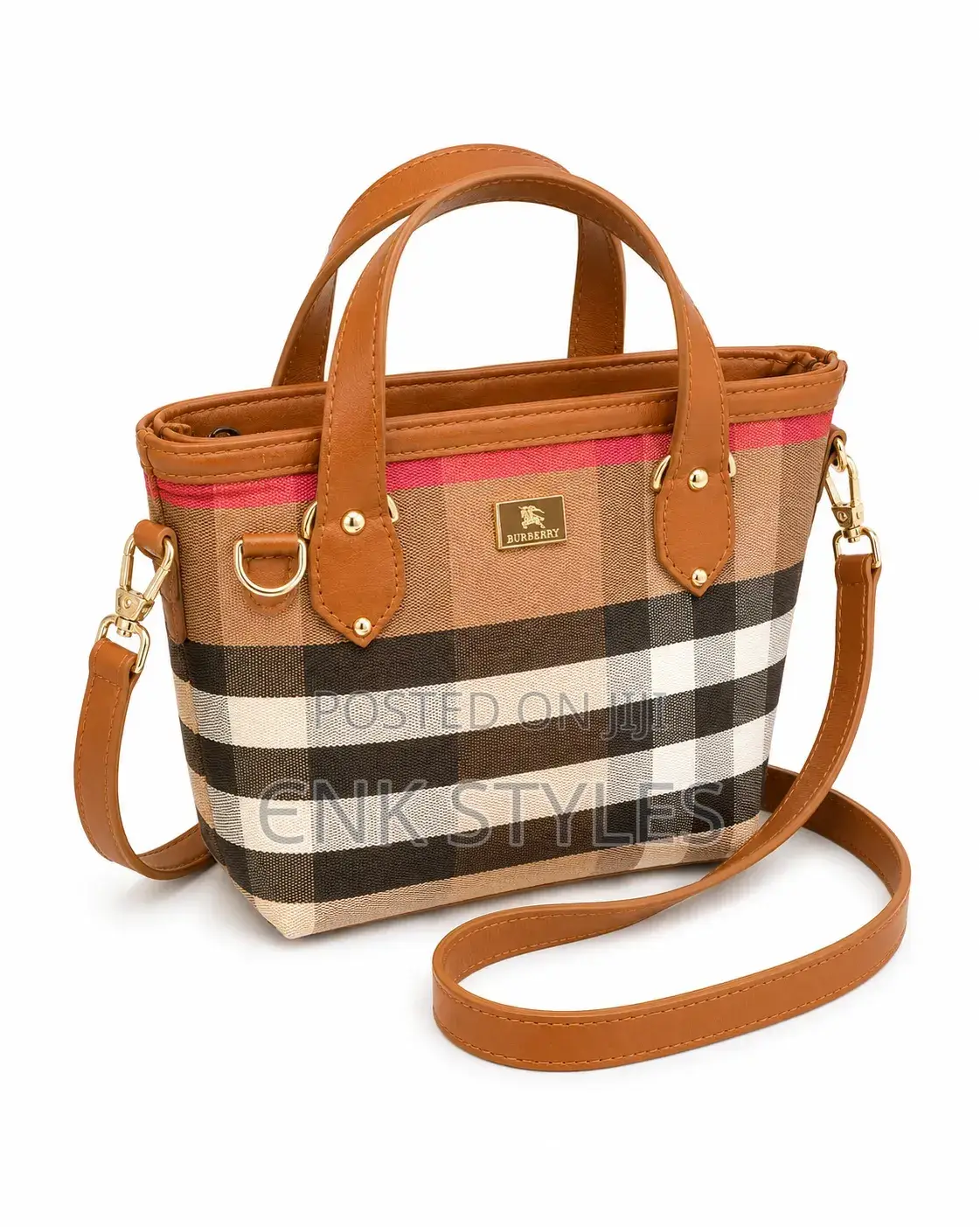 Checkered Mini Tote Bag