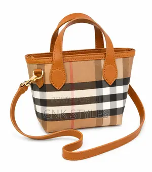 Checkered Mini Tote Bag