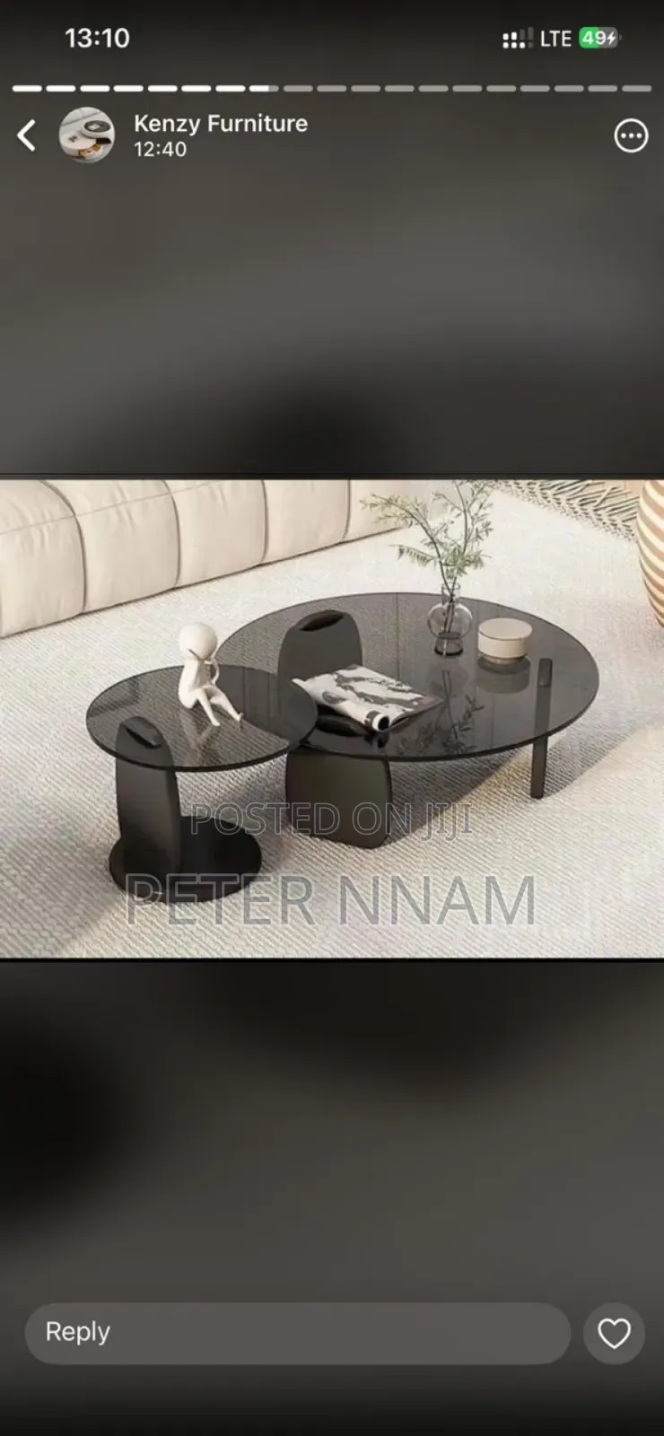 Glass Center Table