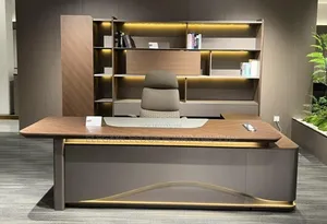 1.8 Meter Brown Executive Office Table