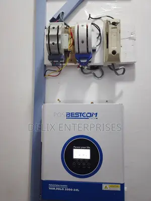 Solar Inverter, 2 Lgp Lithium Battery, 4 Units550watts Bifacial Panels