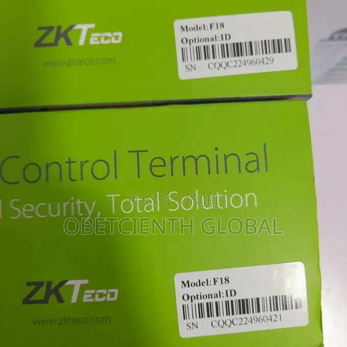F18 Zkteco Fingerprint Authentication With Fast Accurate Recognition