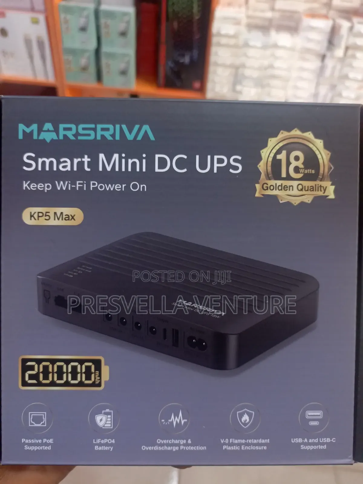 Marsriva 20000mah Kp5 Max Smart Mini Dc Ups