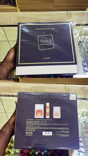 Lattafa Khamrah Fragrance Gift Set