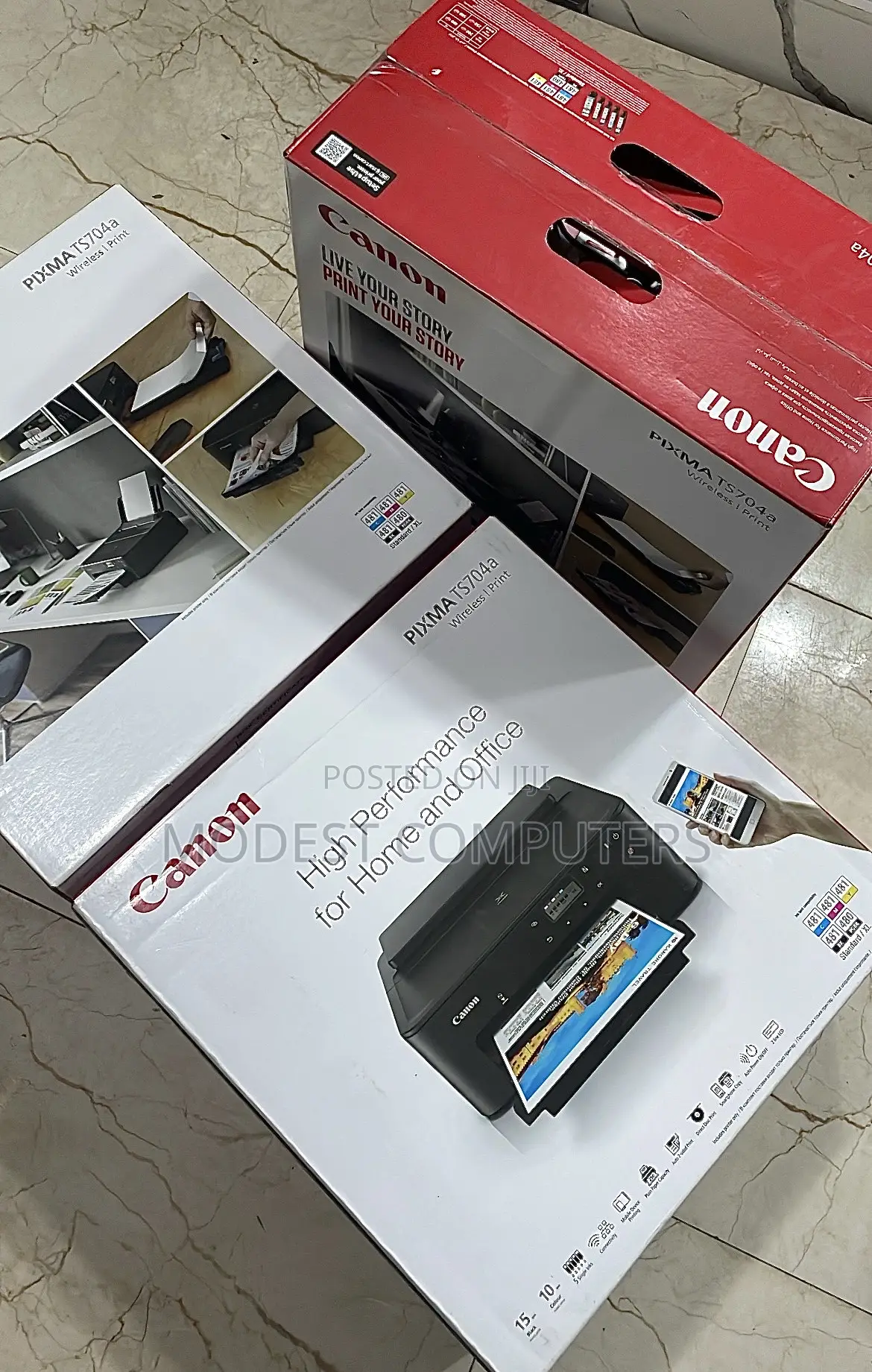 Canon Pixma Ts704a Wireless Printer