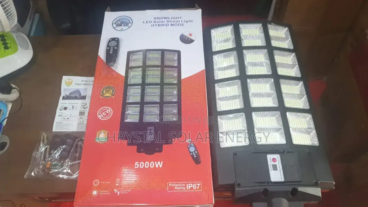 5000watts 24eye Solar Street Light With Remote Control Kits