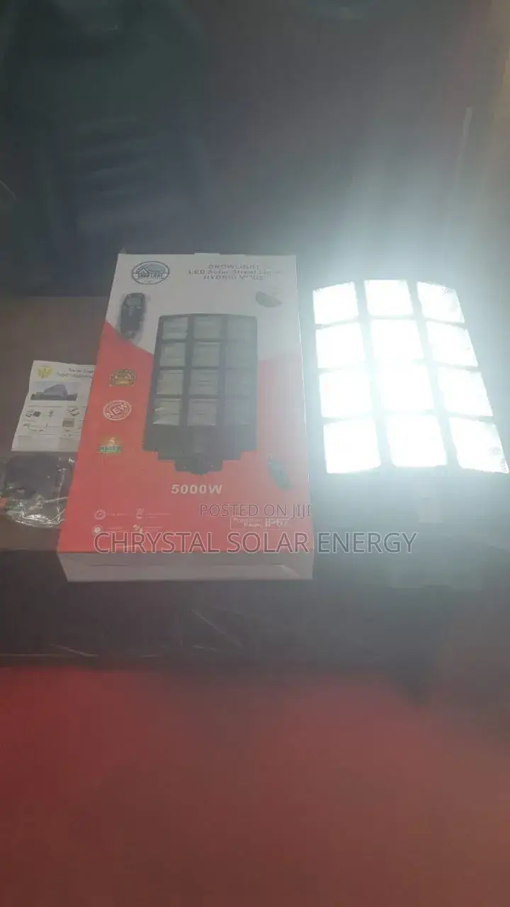 5000watts 24eye Solar Street Light With Remote Control Kits