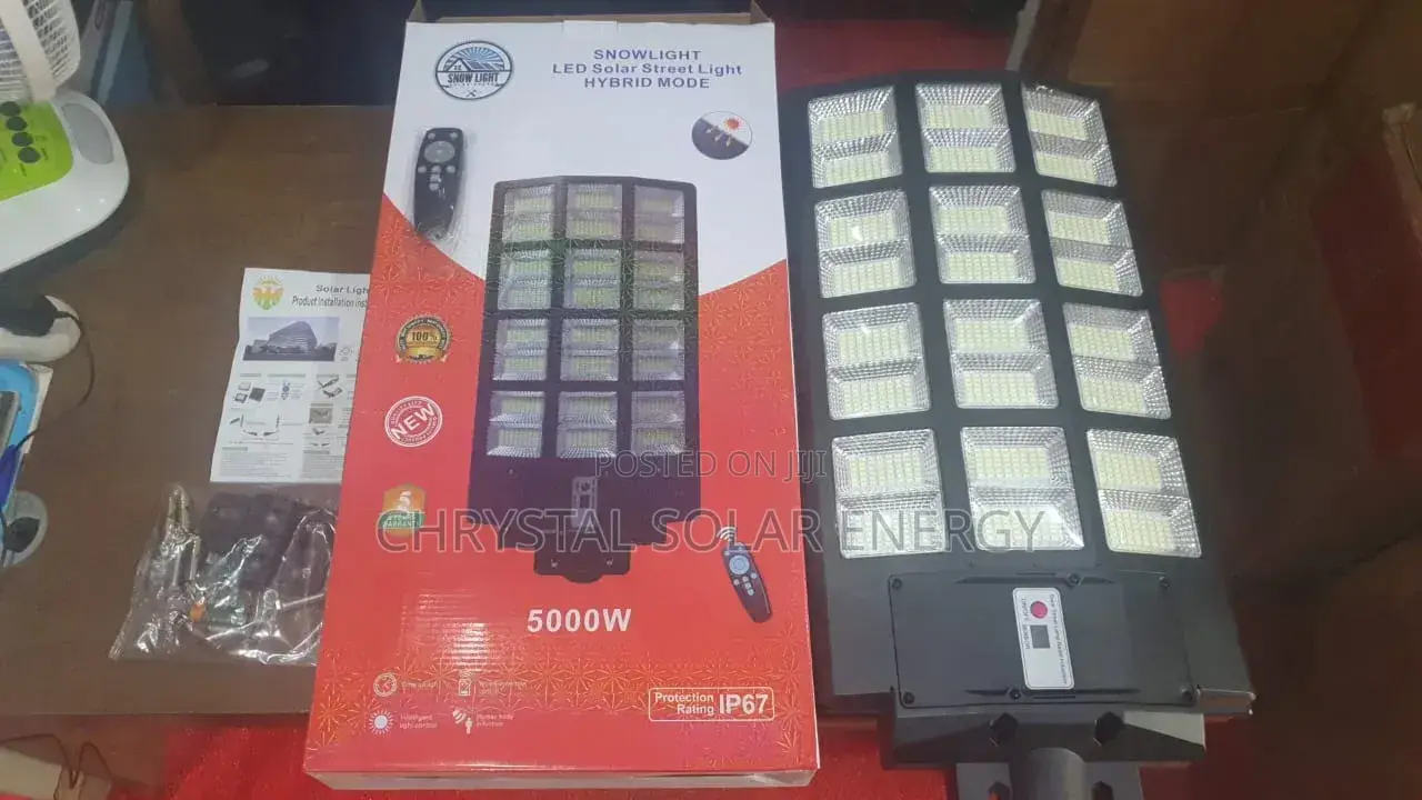 5000watts 24eye Solar Street Light With Remote Control Kits