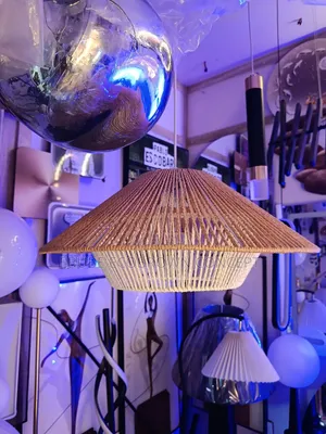 Bamboo Rattan Pendant Lamp Minimalist Boho Woven Interior Lightings