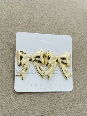 Bow Steel Earrings