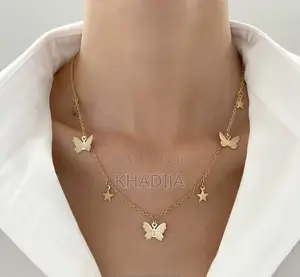 Elegant , Exquisite and Minimalist Style Women’S Butterfly Necklace
