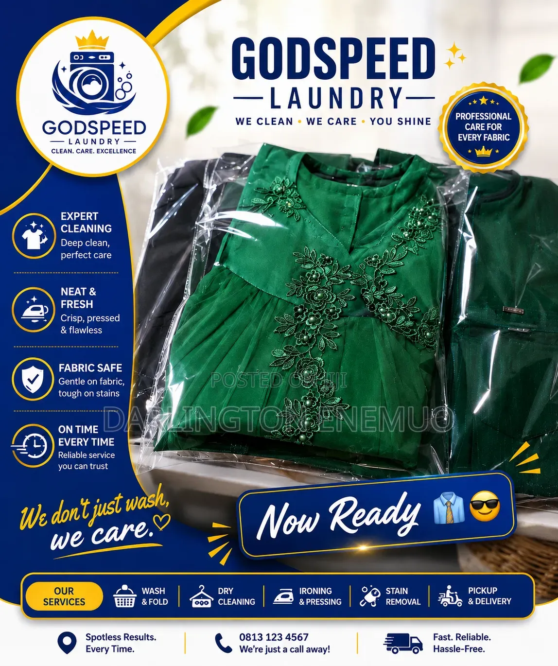 Godspeed Laundry and Dry Cleaning Services