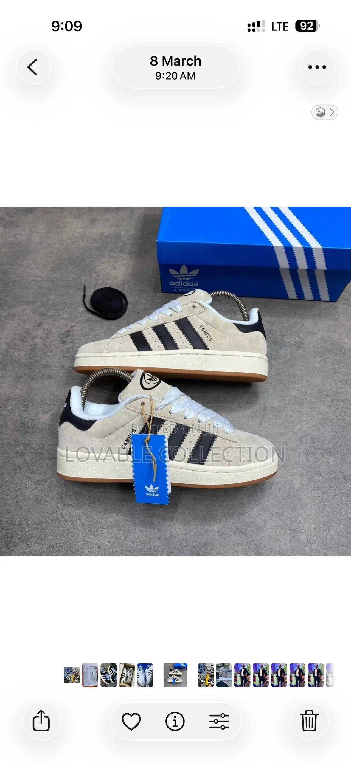 Adidas Campus Sneakers — Sizes 39 to 46
