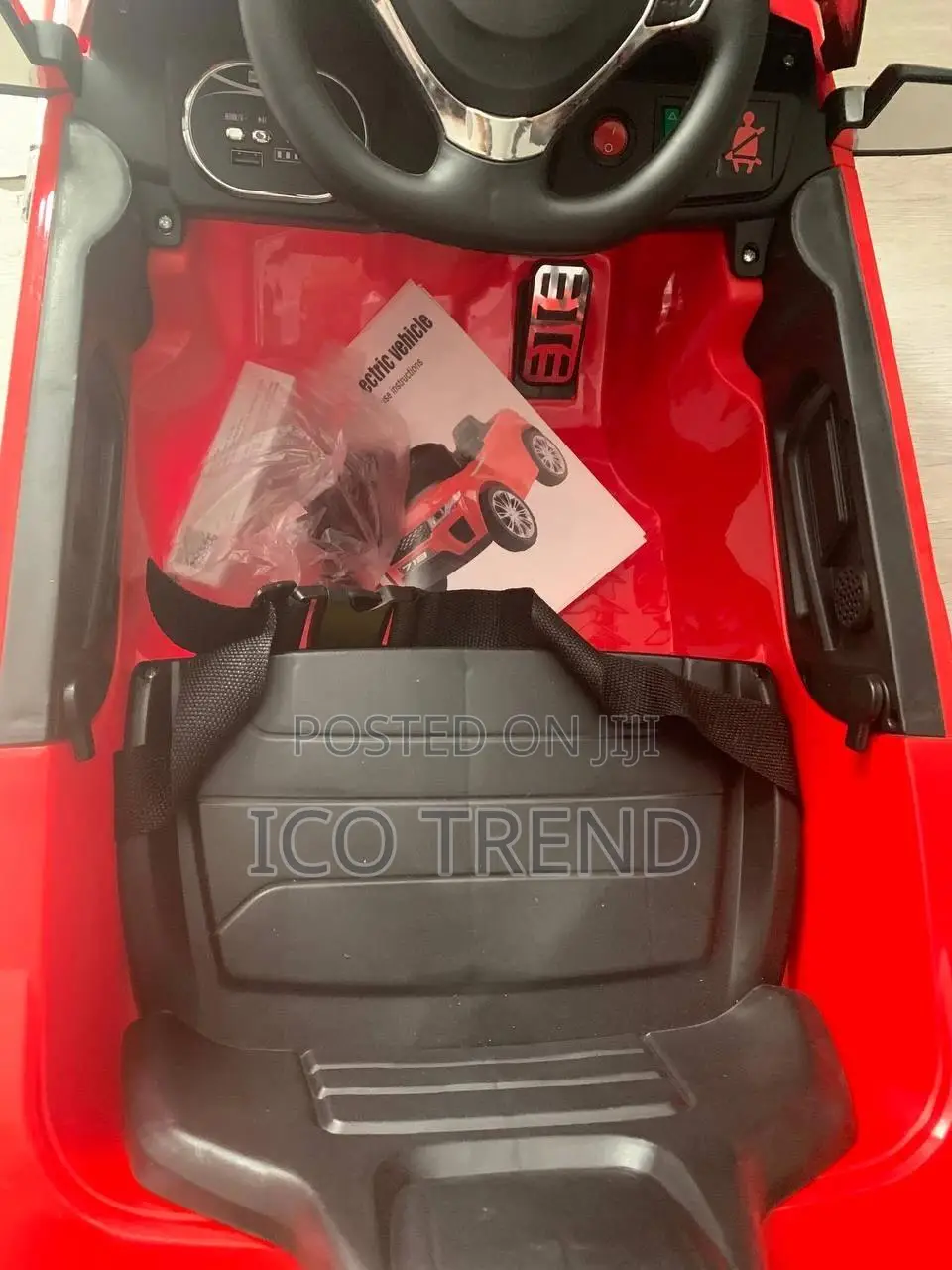 Red Range Rover For Kids Age 1-3 With Remote Control And Bluetooth