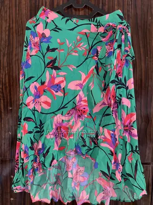 Floral Summer Skirt and Casual Cotton Skirt