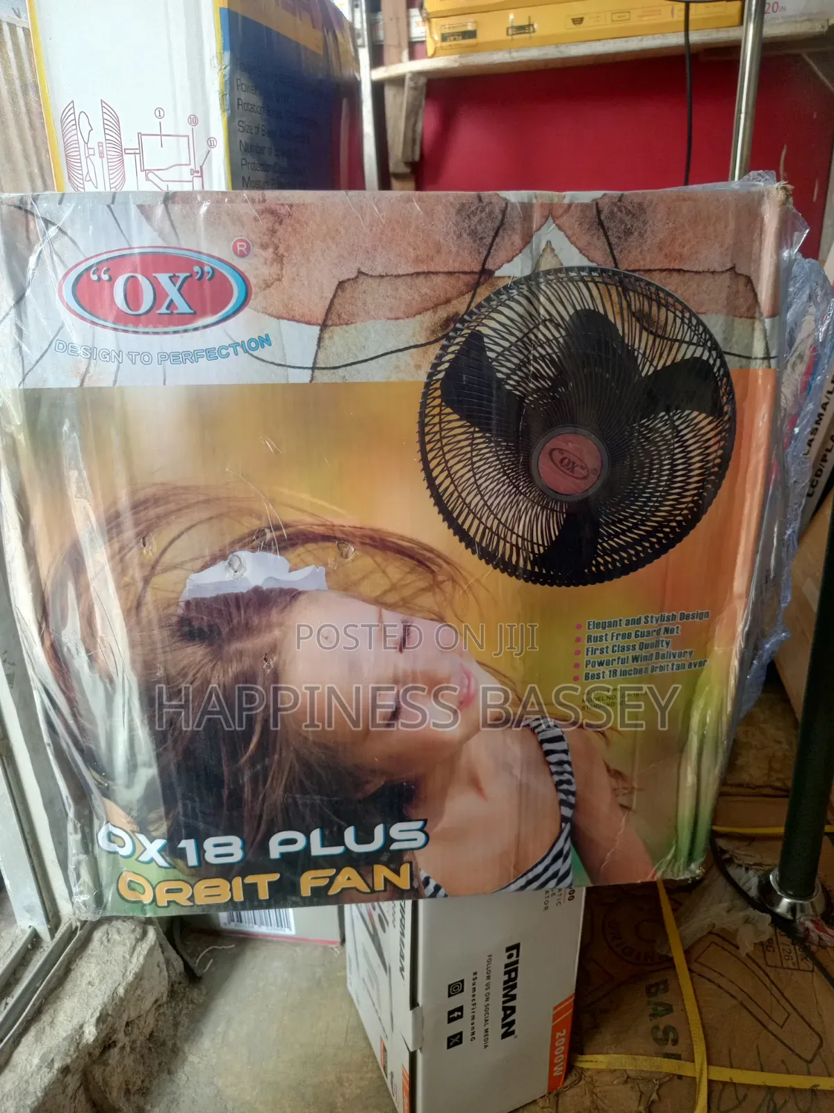 Ox Plus Wall Orbit Fan