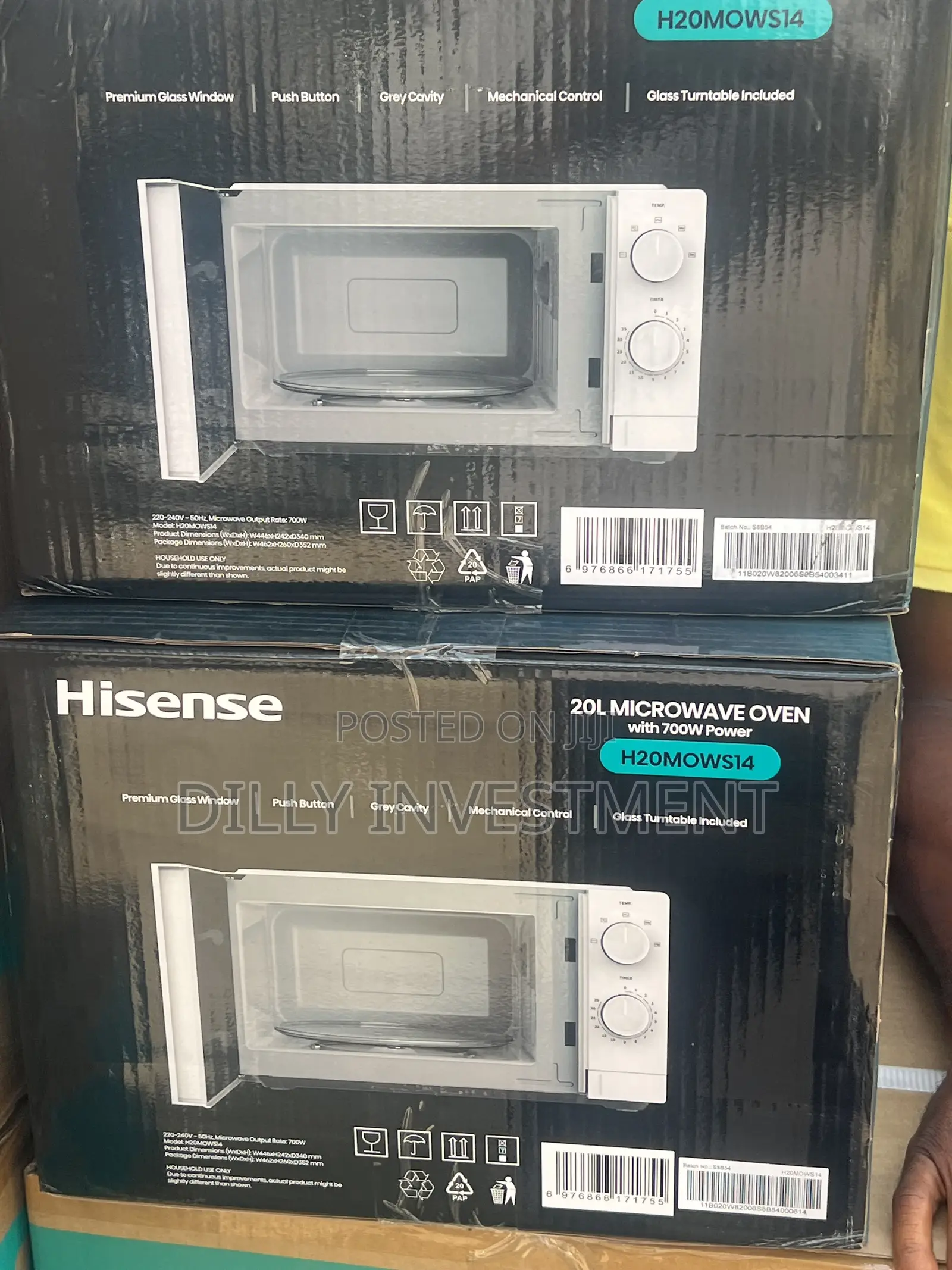 Hisense 20l Microwave
