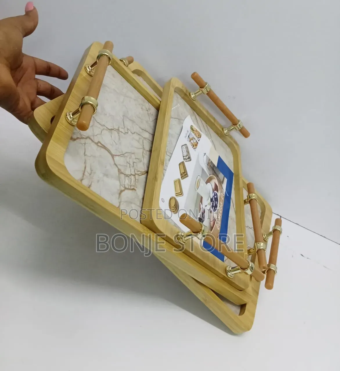 3in1 Bamboo Serving Tray