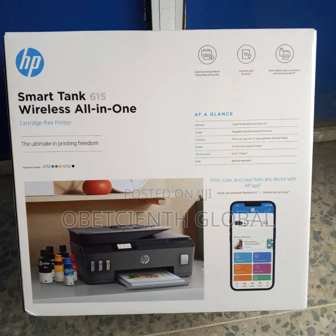 Smart Tank 615 All in One Color Printer