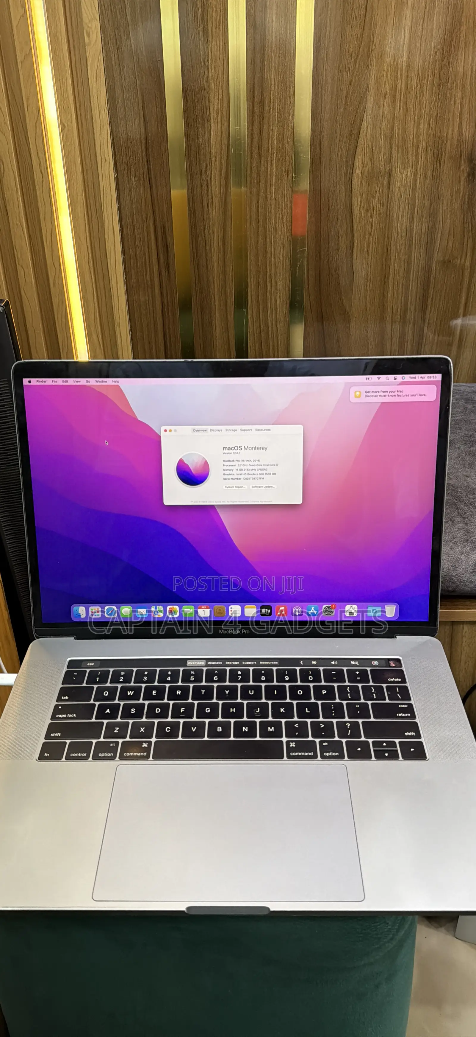 Laptop Apple MacBook 2016 16GB Intel Core i7 SSD 512GB
