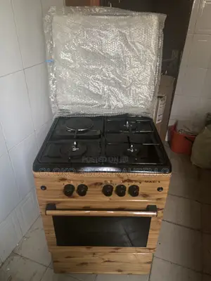 Maxi 60x60 Wood-Finished Gas Cooker 3+1 Burners