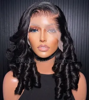 Luxury Super Double Drawn Full Frontal Bouncy Curls Wig