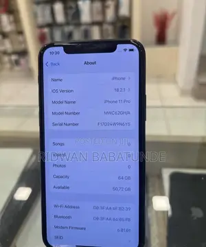 Apple iPhone 11 Pro 64 GB Gray