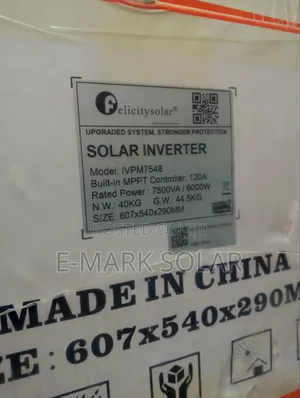 Felicity 7.5kva 48v Hybrid Inverter Solution Designed for Solar, Nepa,