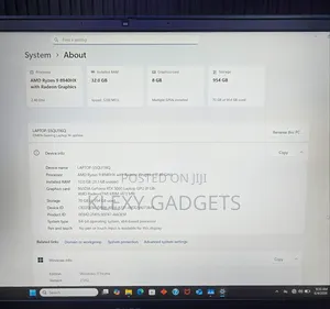 Laptop HP Omen 16 32GB AMD Ryzen 9 SSD 1T