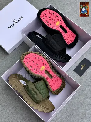 *Moncler Padded Trail Slide Sandal